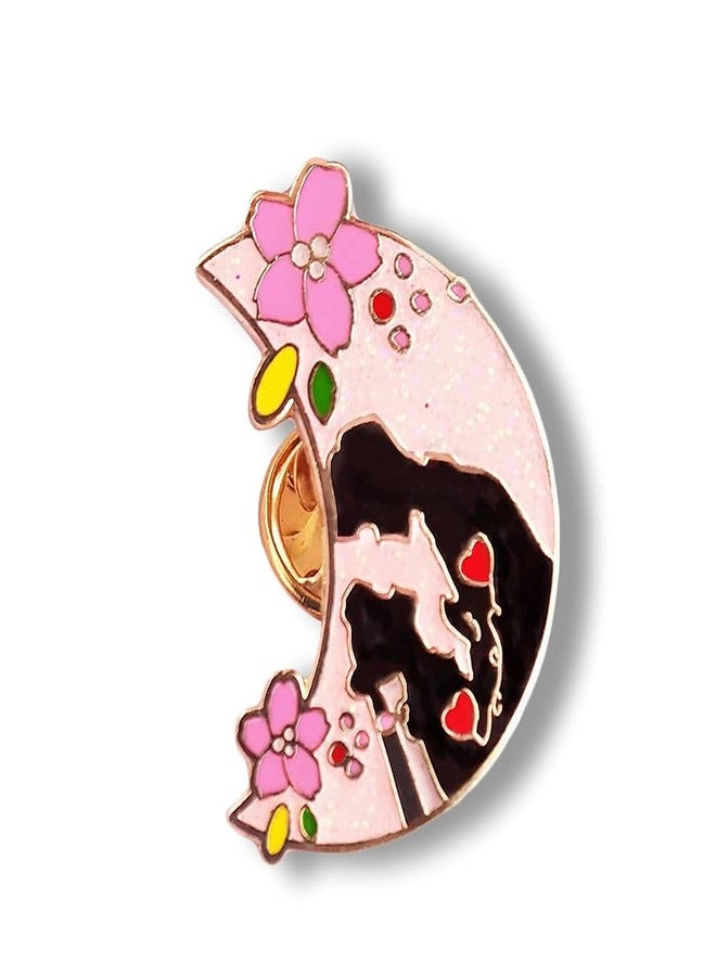 Untitled Hard Enamel Pin Badge Anime Cute Nerd Gift for Sailor Moon Lovers Valentine's Day - Image 1